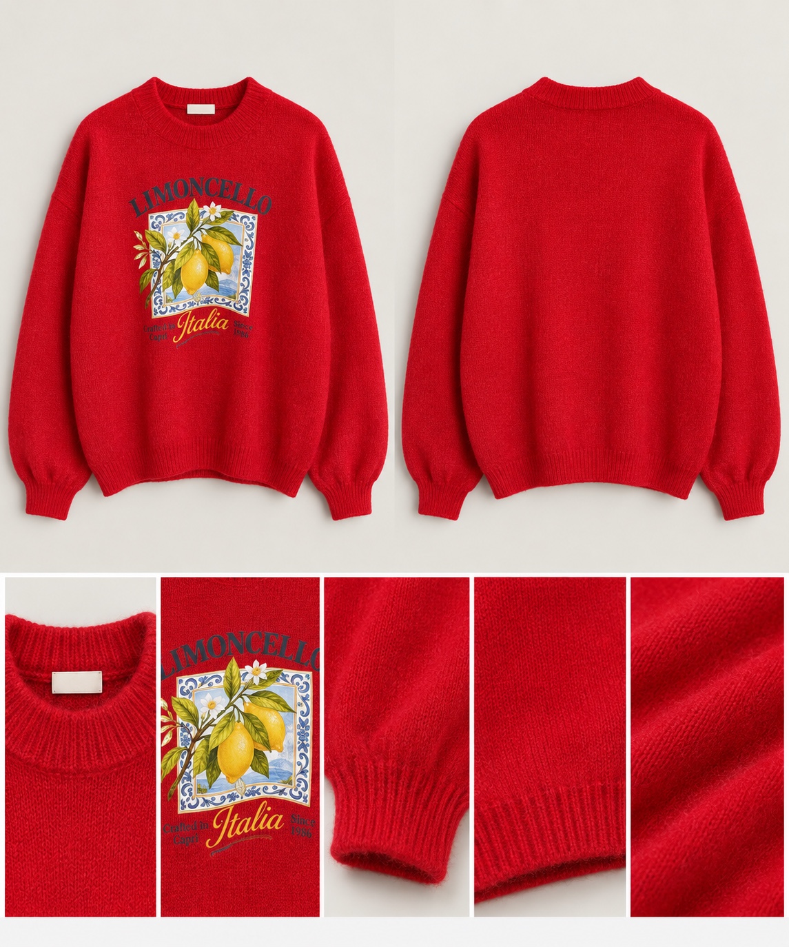 Pull Capri — Rouge