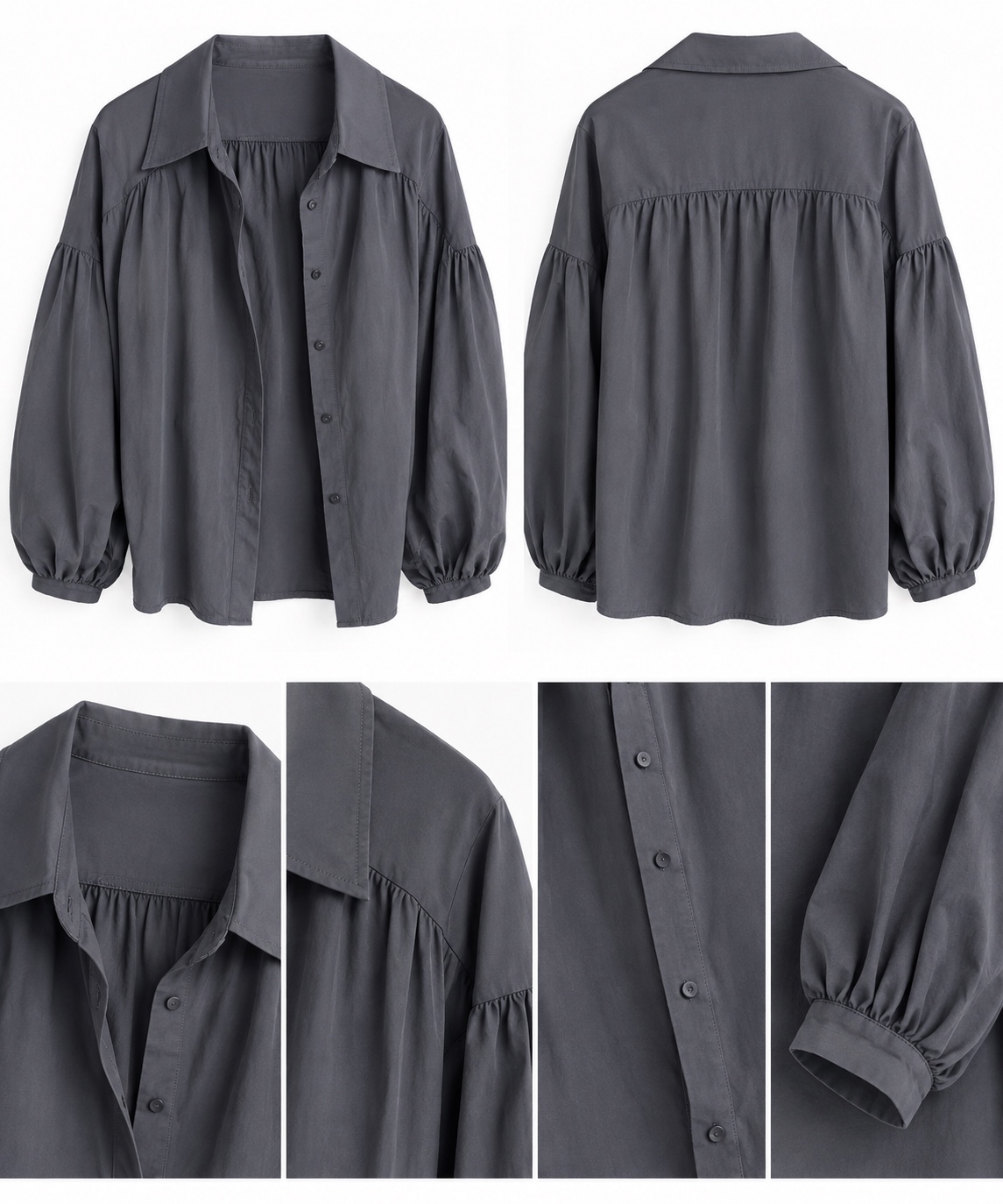 Chemise Céleste — Bleu Ardoise