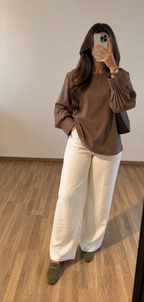Blouse Élise mocca