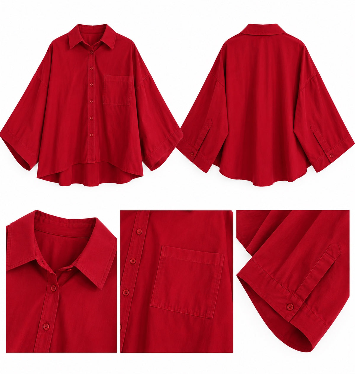 Chemise Amara — Rouge