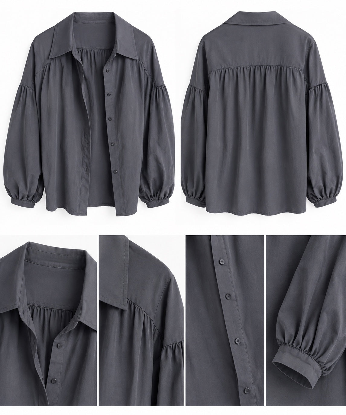 Chemise Céleste — Bleu Ardoise