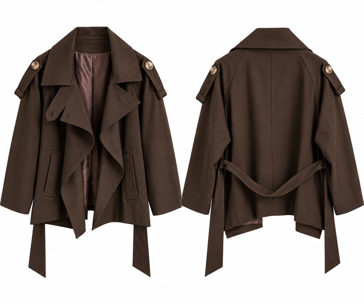 Trench court — Chocolat